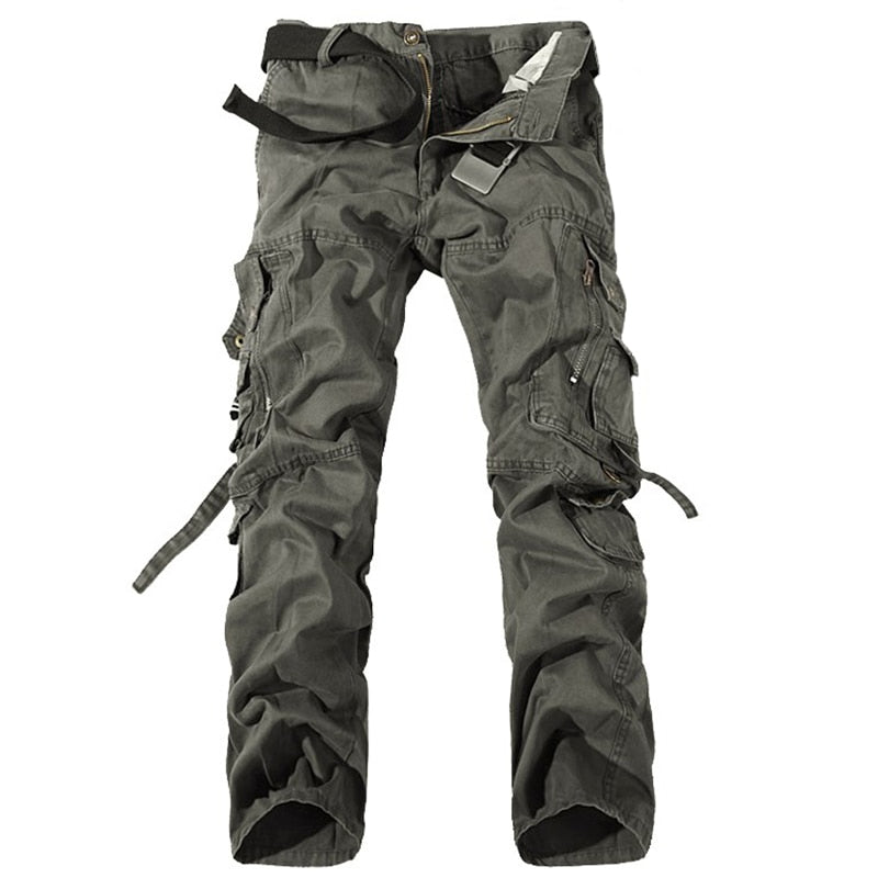 Men's Casual Baggy Army Cargo Trouser