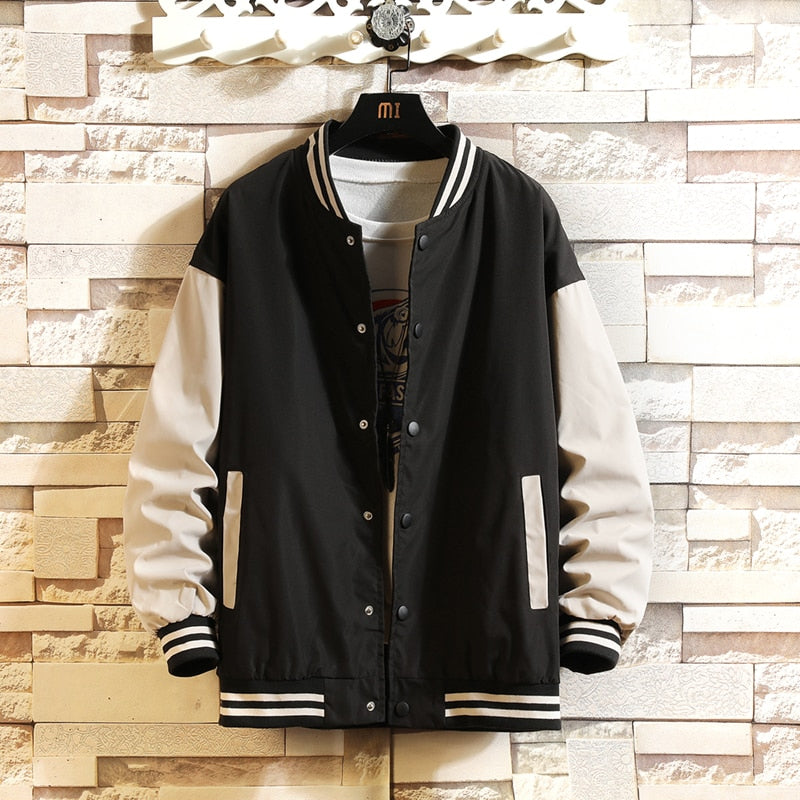 Men's Casual Windbreaker Bomber Jacket