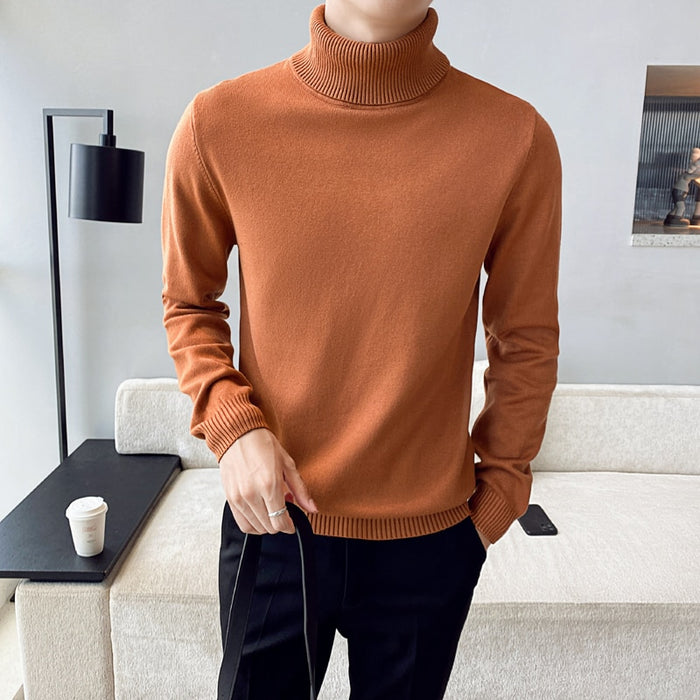Men's Slim Fit Turtleneck Pullover Sweater