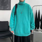 Men's Loose Fit Knitted Solid Pullover