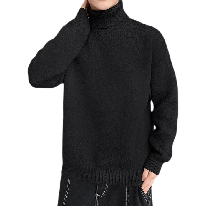 Men's Hip-hop Solid Pullover Sweater