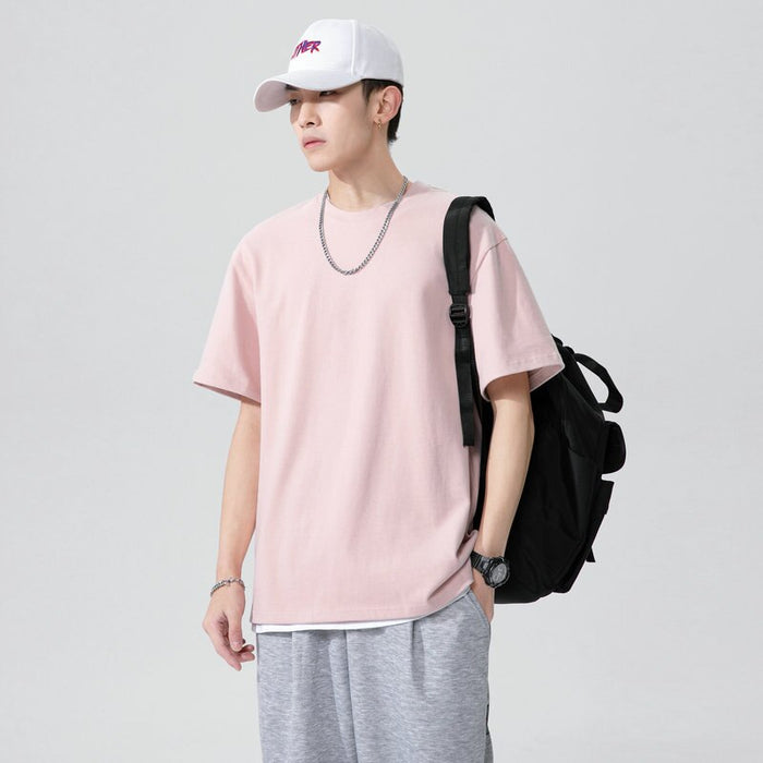 Cotton Solid T-Shirt For Men
