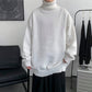 Men's Loose Fit Knitted Solid Pullover