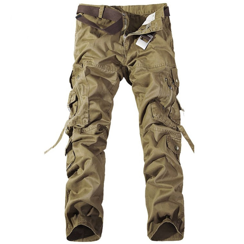 Men's Casual Baggy Army Cargo Trouser