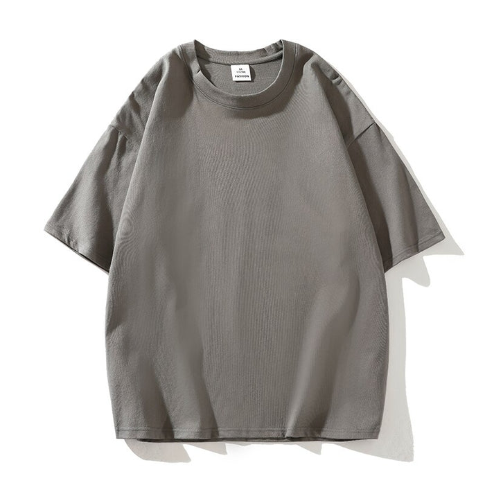 Solid Short Sleeve Oversized T-Shirt For Men