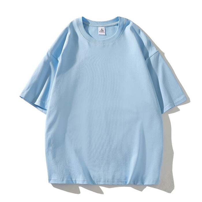 Solid Short Sleeve Oversized T-Shirt For Men