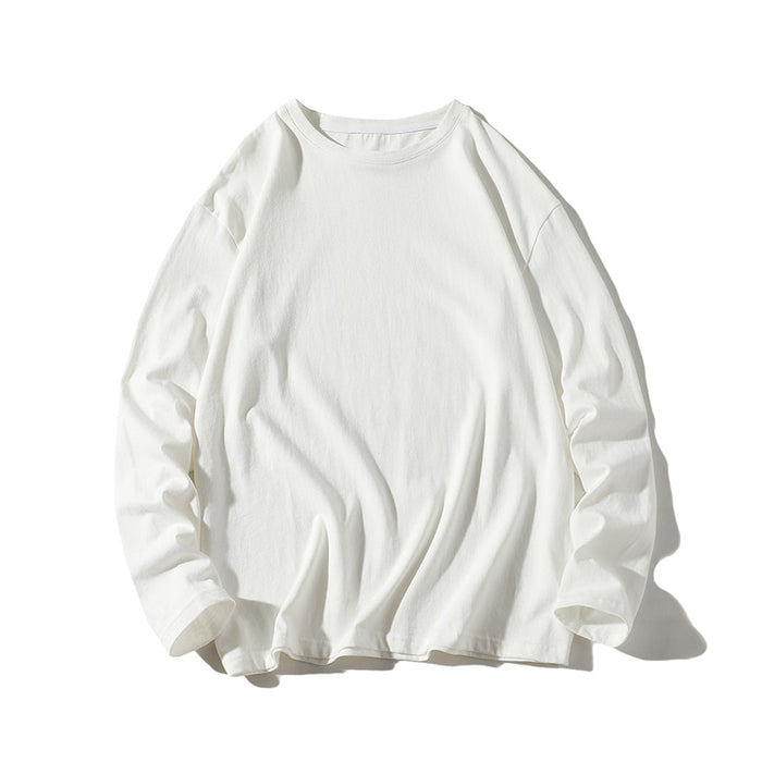 Men's Solid Cotton O-Neck Streetwear T-Shirt