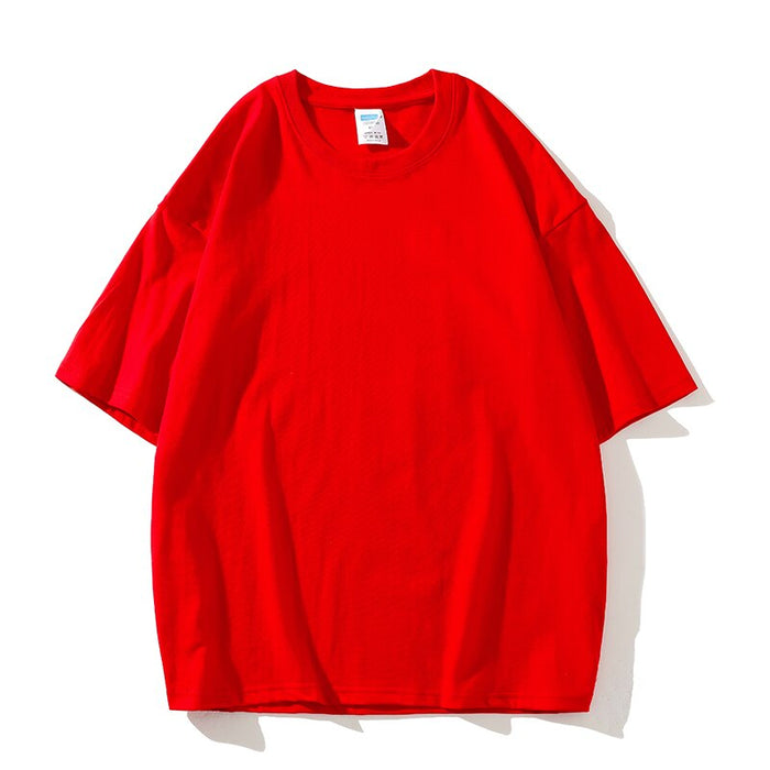 Solid Short Sleeve Oversized T-Shirt For Men