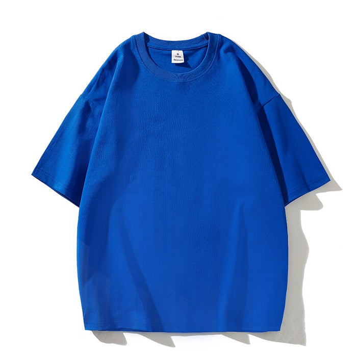 Solid Short Sleeve Oversized T-Shirt For Men