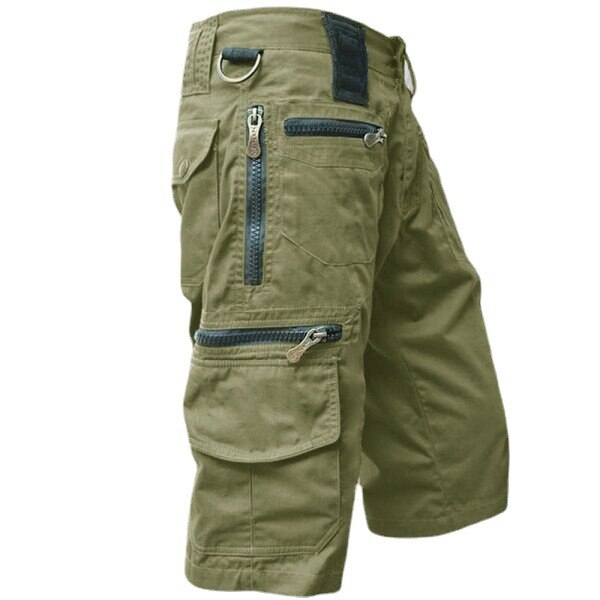 Men's Casual Calf Length Cargo Pants
