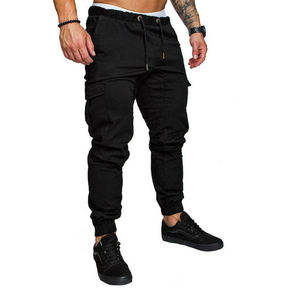 Men's Solid Drawstring Pant