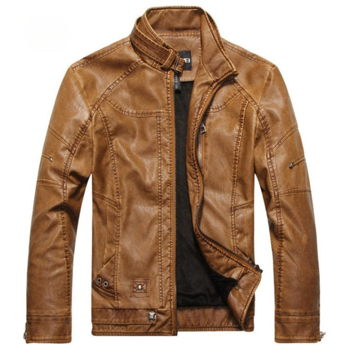 Men's Motorcycle Leather Jacket