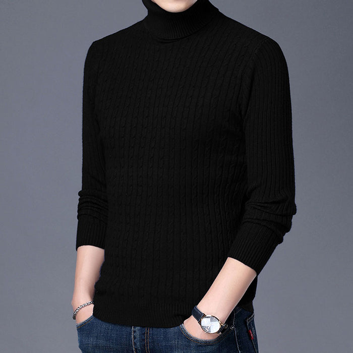 Men's Full Sleeve Striped Pullover Sweater