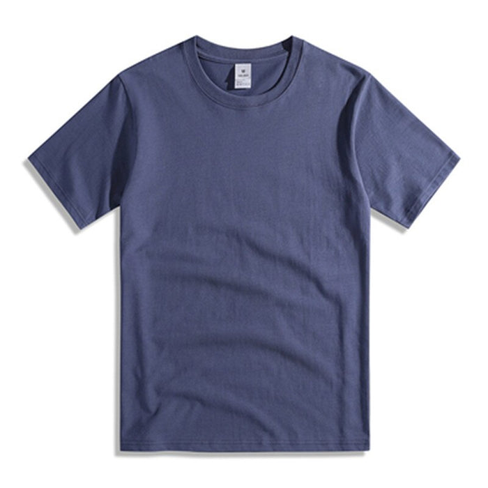 Solid Short Sleeve O-Neck T-Shirt For Men