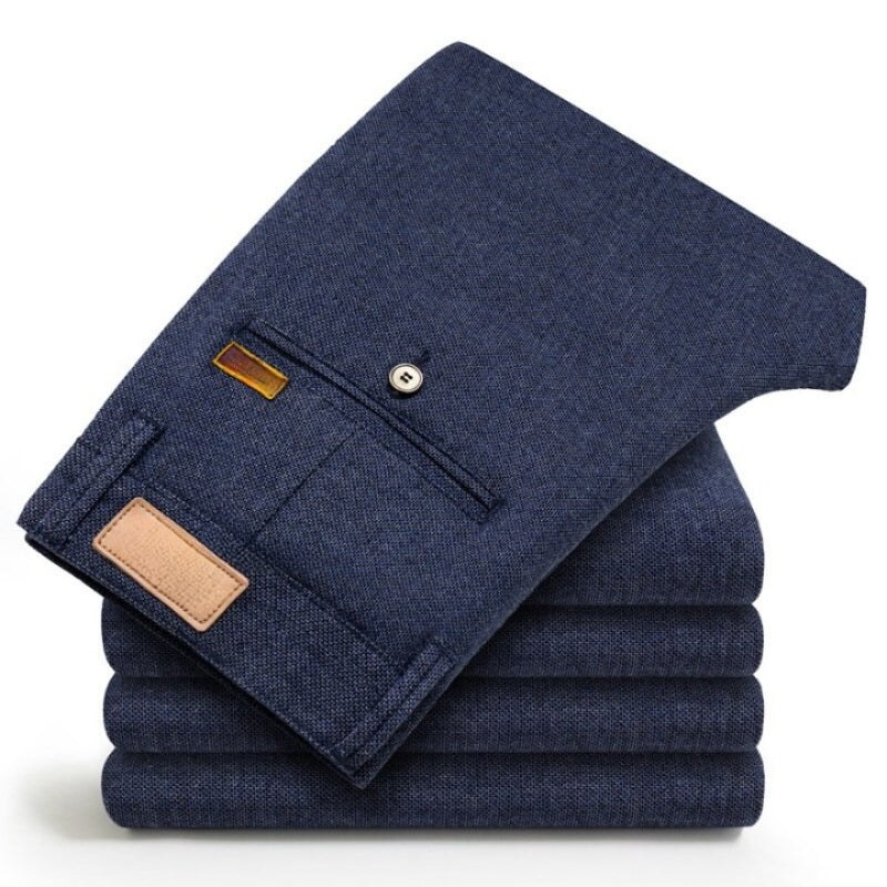 Men's Casual Solid Slim Pants