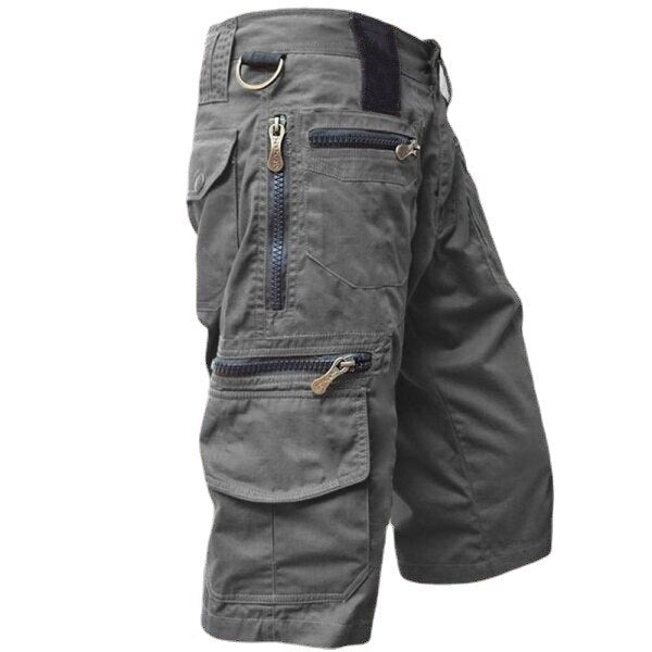 Men's Casual Calf Length Cargo Pants