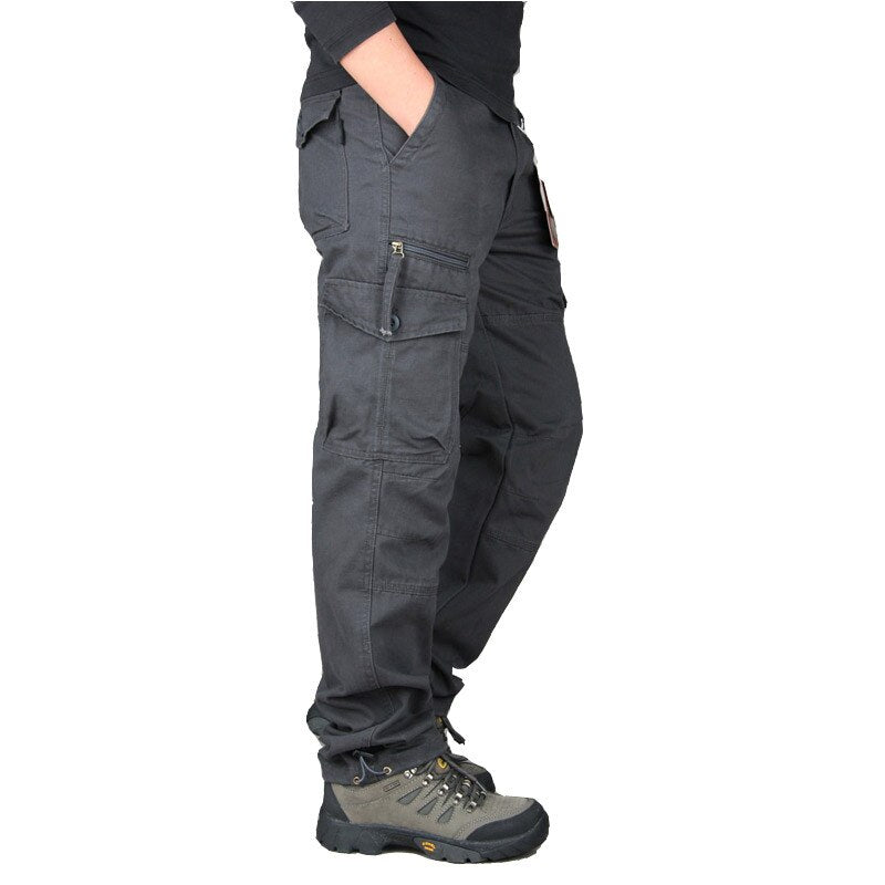 Men's Casual Tactical Cotton Zipper Trouser