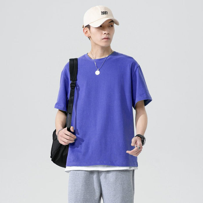 Cotton Solid T-Shirt For Men