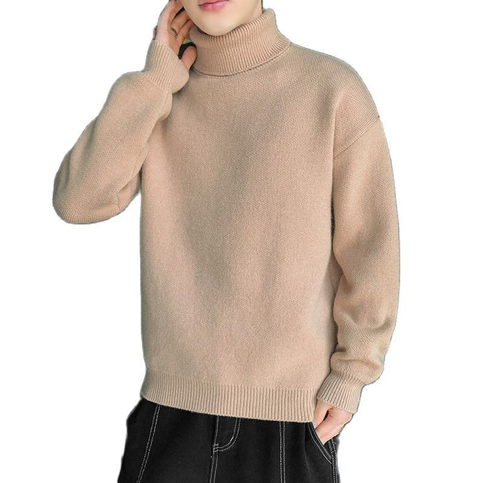 Men's Hip-hop Solid Pullover Sweater