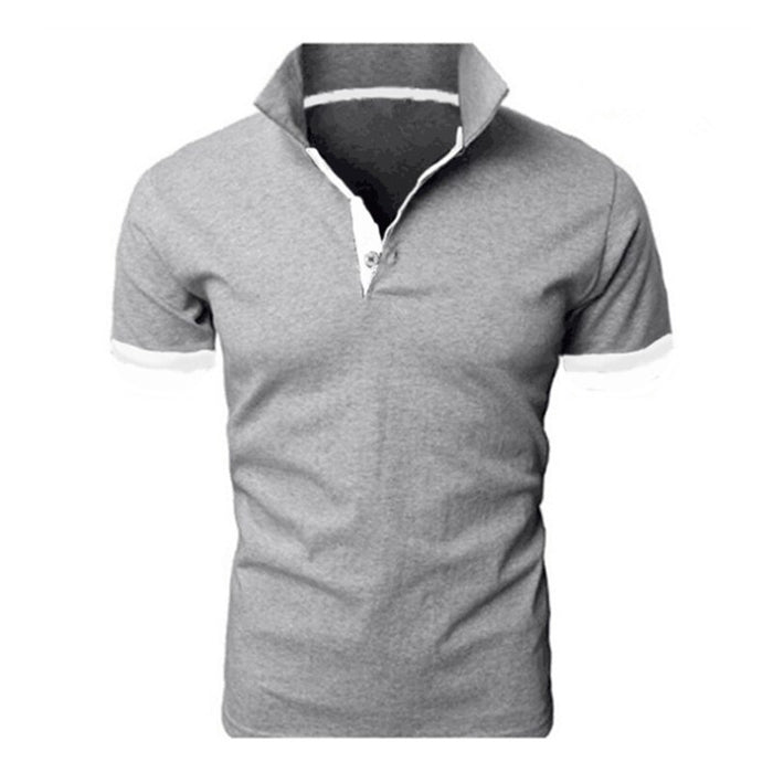 Men's Cotton Short Sleeve Polo Shirt