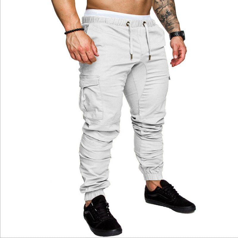 Men's Solid Drawstring Pant