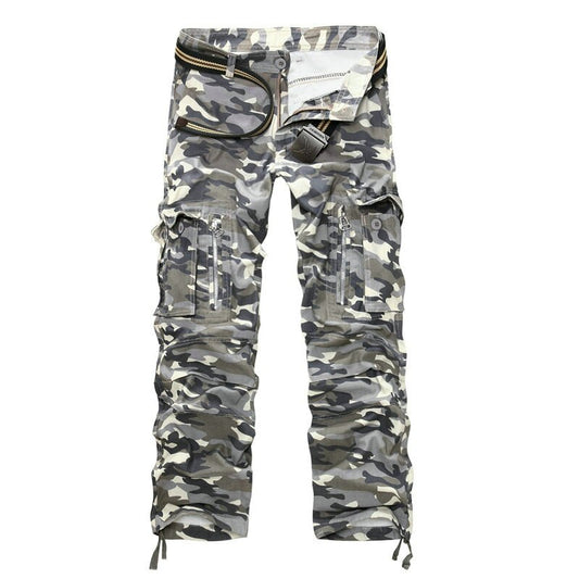 Men's Camouflage Multi-Pocketed Military Trousers