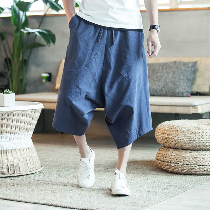 Men's Cotton Calf-Length Pants