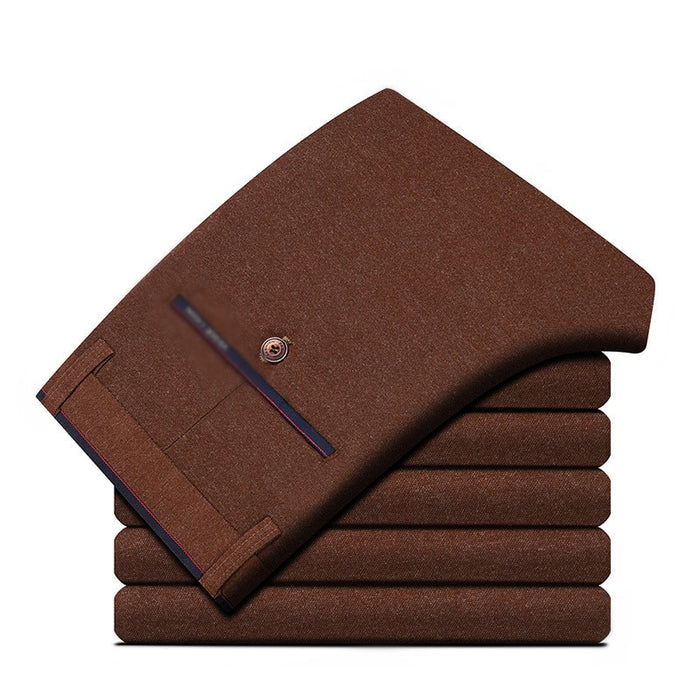 Casual Cotton Straight Men's Trouser