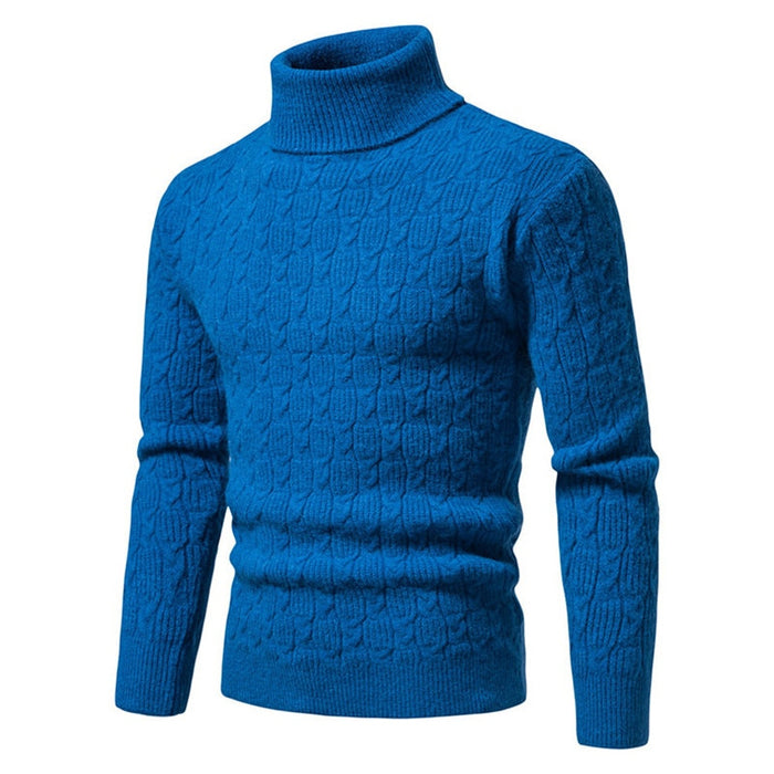 Men's Turtleneck Warm Knitted Pullover