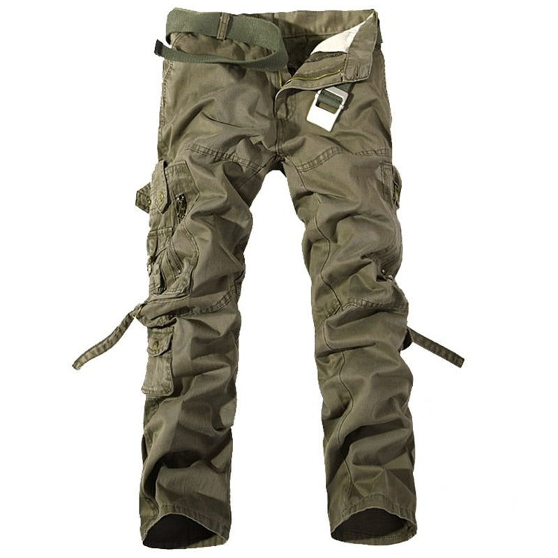 Men's Casual Baggy Army Cargo Trouser