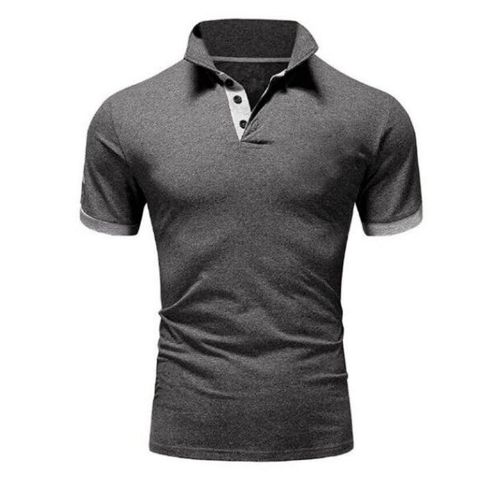 Men's Cotton Short Sleeve Polo Shirt