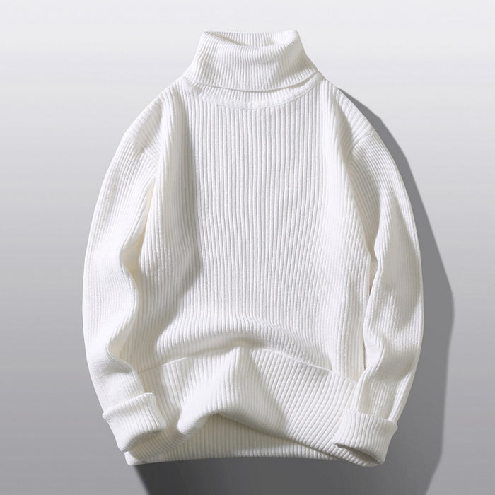 Men's Stripped Knitted Pullover Sweater