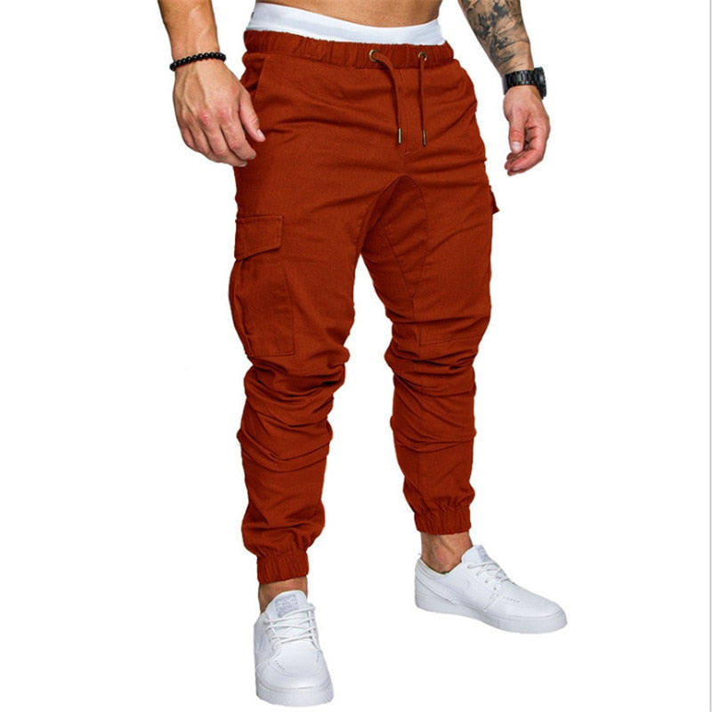 Men's Solid Drawstring Pant