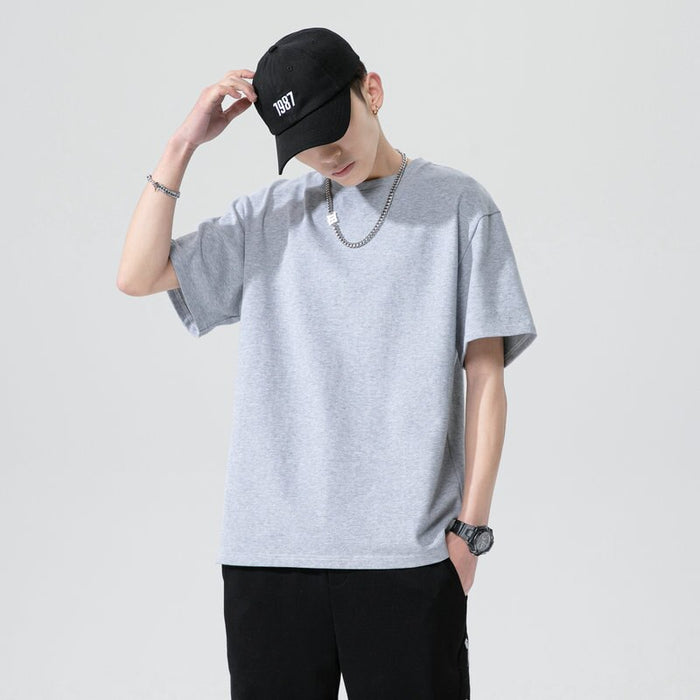 Cotton Solid T-Shirt For Men