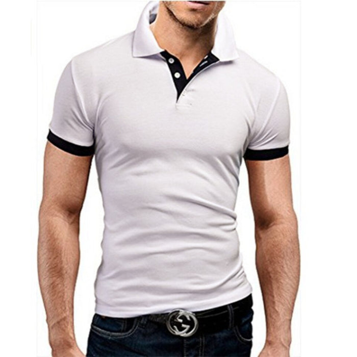 Men's Cotton Short Sleeve Polo Shirt