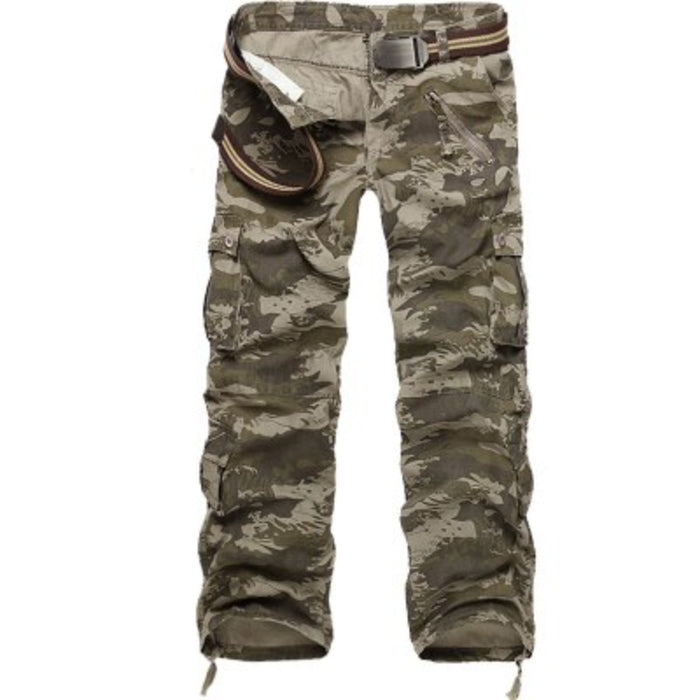 Men's Casual Straight Camouflage Pants