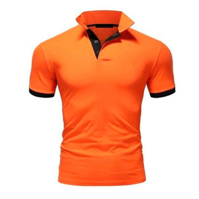 Men's Cotton Short Sleeve Polo Shirt