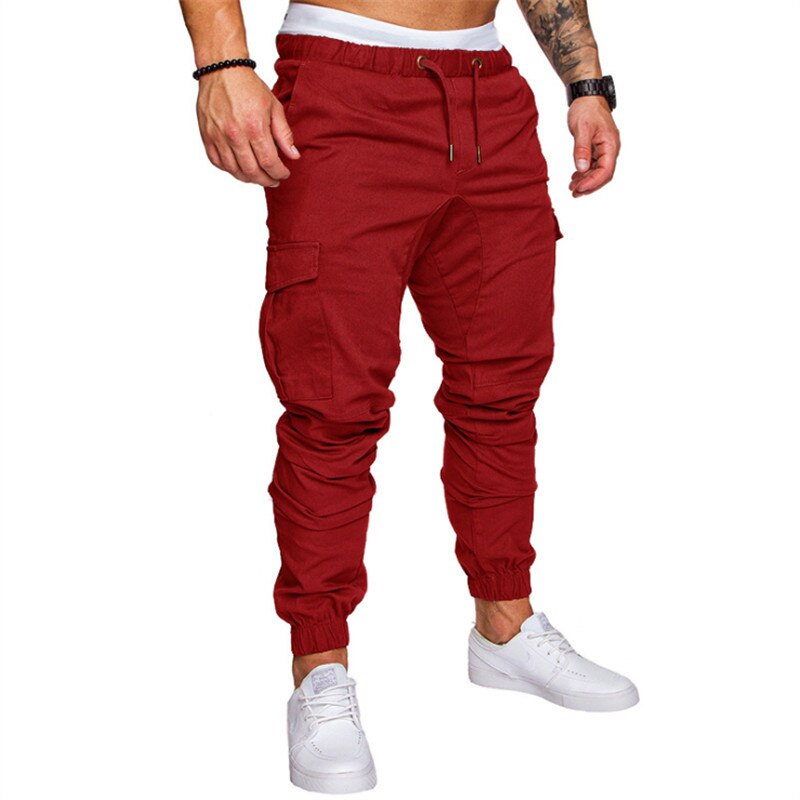 Men's Solid Drawstring Pant