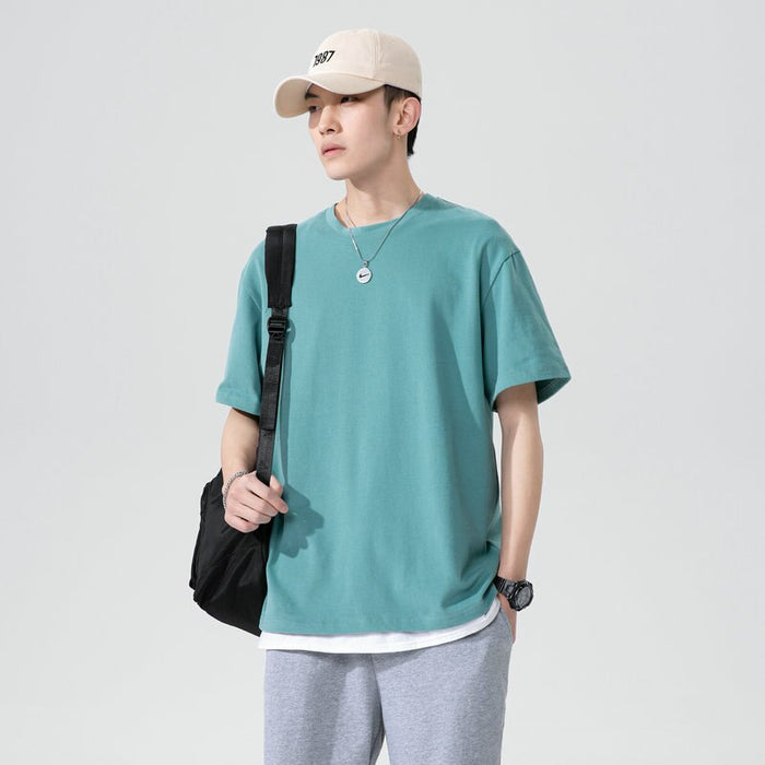 Cotton Solid T-Shirt For Men