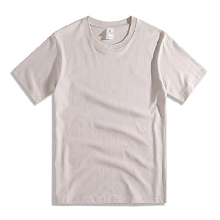 Solid Short Sleeve O-Neck T-Shirt For Men