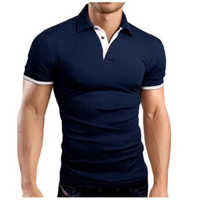 Men's Cotton Short Sleeve Polo Shirt