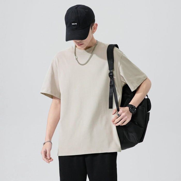 Cotton Solid T-Shirt For Men