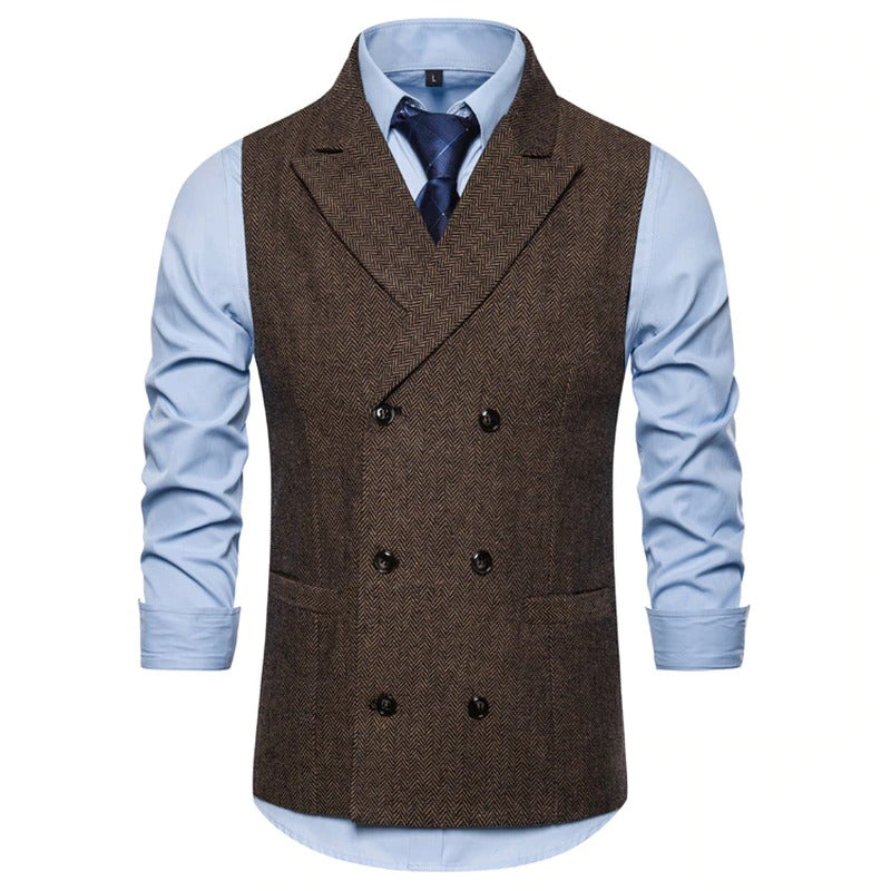 Men's Double Breasted Suit Vests