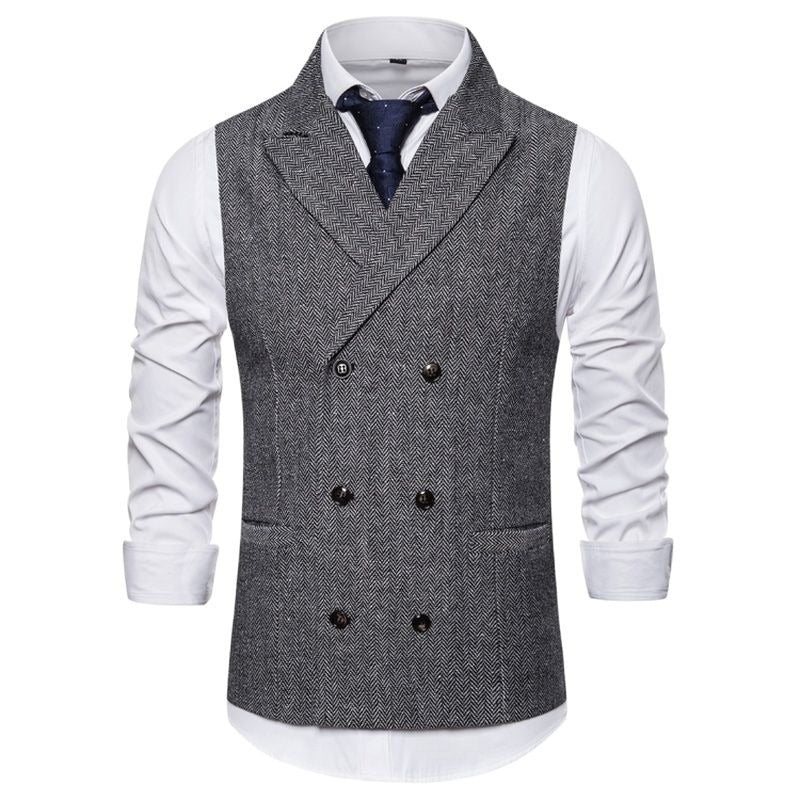 Men's Double Breasted Suit Vests