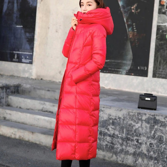 Women Winter Hooded Down Jacket