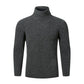 Men's Warm Knitted Turtleneck Slim Fit Pullover
