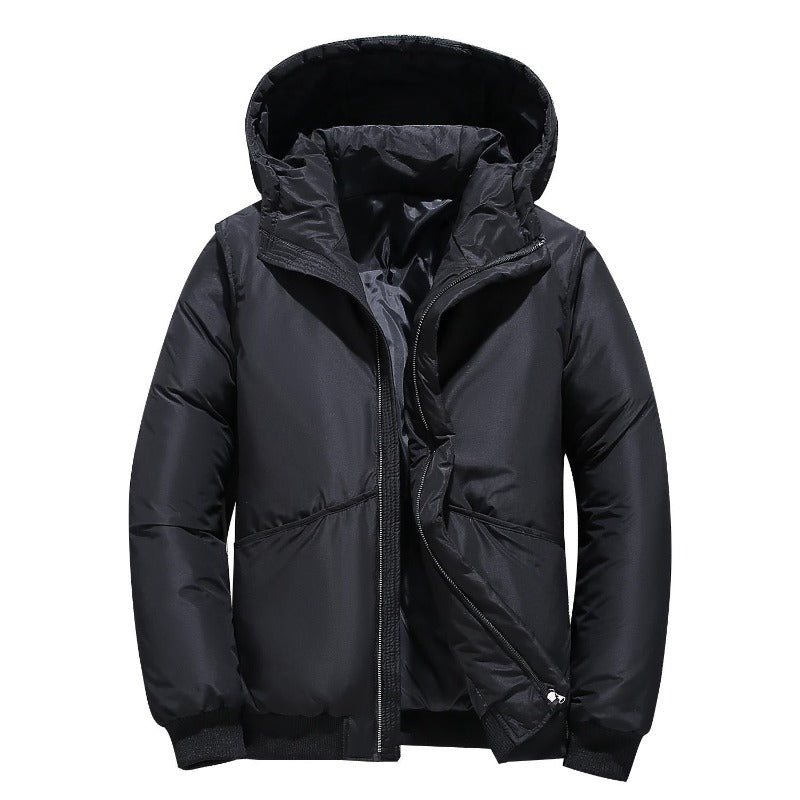 Men's Casual Warm Hooded Jacket